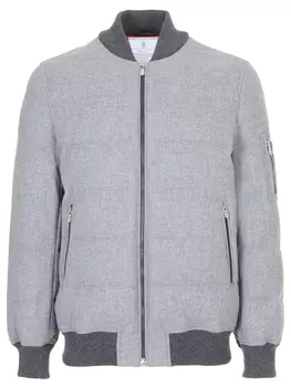 Пуховик шерстяной BRUNELLO CUCINELLI