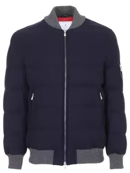 Пуховик шерстяной BRUNELLO CUCINELLI