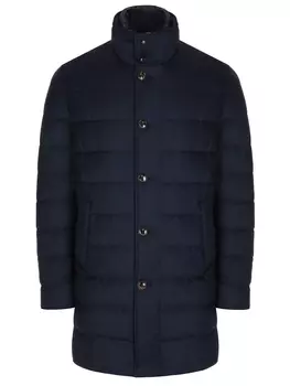 Пуховик шерстяной с подстежкой