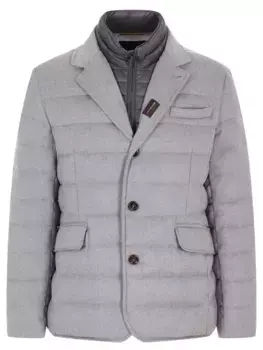 Пуховик стеганый