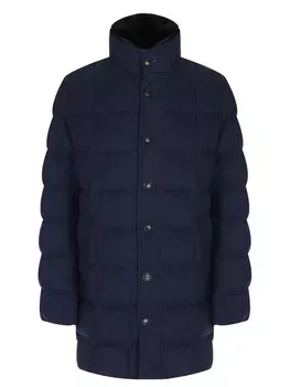 Пуховик стеганый с мехом кролика BML