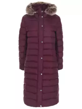 Пуховик стеганый удлиненный