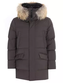 Пуховик удлиненный
