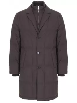 Пуховик удлиненный с подстежкой