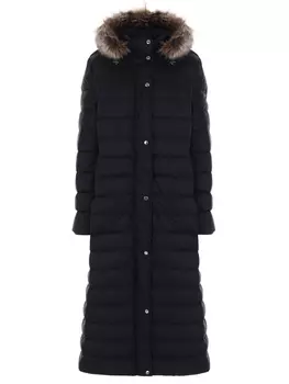 Пуховик удлиненный стеганый