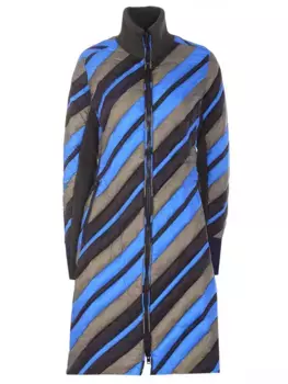 Пуховик удлинённый стеганый