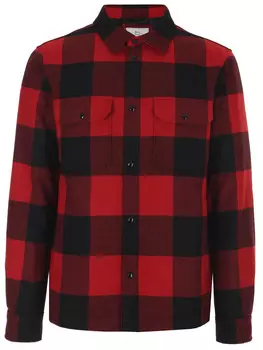 Пуховик в клетку