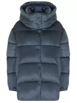 Пуховик вельветовый