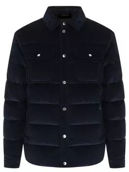 Пуховик вельветовый