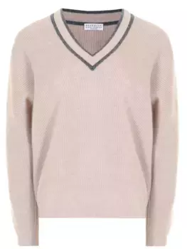 Пуловер из альпака и хлопка