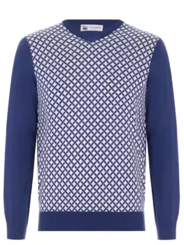 Пуловер из хлопка и шелка