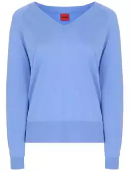 Пуловер из лиоцелла HUGO