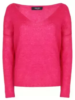 Пуловер из мохера