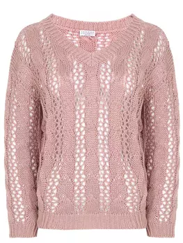 Пуловер крупной вязки Dazzling BRUNELLO CUCINELLI