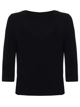 Пуловер однотонный