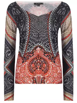 Пуловер с принтом ETRO