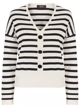 Пуловер шелковый в полоску FREE AGE