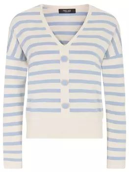 Пуловер шелковый в полоску FREE AGE