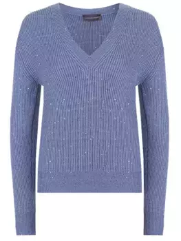 Пуловер шерстяной