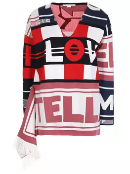 Пуловер шерстяной с принтом STELLA MCCARTNEY