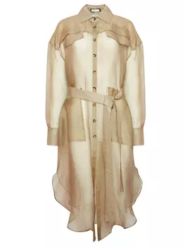 Пыльник из шелка и льна LECODE