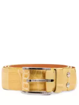 Ремень из кожи крокодила