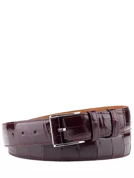 Ремень из кожи крокодила BARDINI