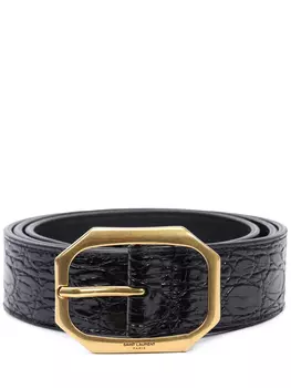 Ремень кожаный SAINT LAURENT