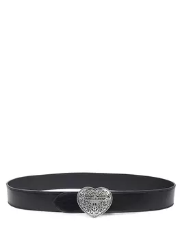 Ремень кожаный SAINT LAURENT