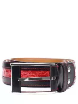 Ремень с кожей крокодила