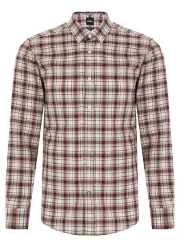 Рубашка Casual Fit в клетку BOSS