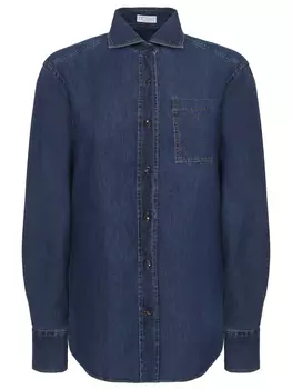 Рубашка джинсовая BRUNELLO CUCINELLI