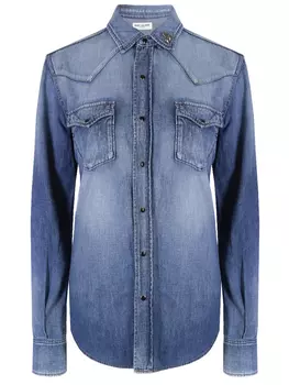 Рубашка джинсовая SAINT LAURENT