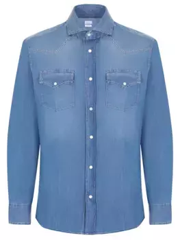 Рубашка Easy Fit джинсовая