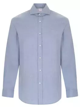 Рубашка Easy Fit из хлопка и лиоцелла