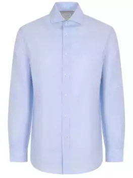 Рубашка Easy Fit из льна и хлопка