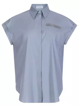 Рубашка хлопковая BRUNELLO CUCINELLI