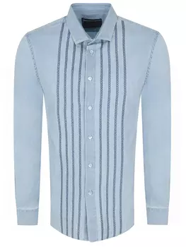 Рубашка хлопковая с декором