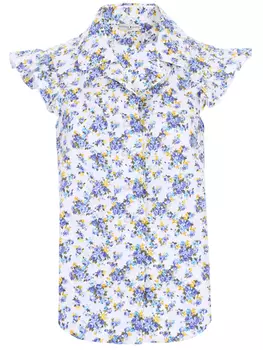 Рубашка хлопковая с принтом