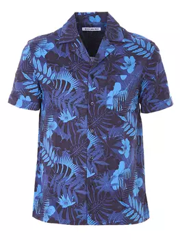 Рубашка хлопковая с принтом