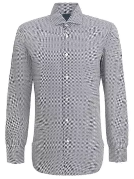 Рубашка хлопковая с принтом