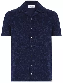 Рубашка хлопковая с принтом