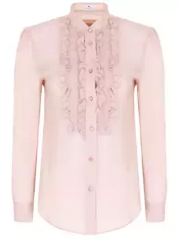 Рубашка хлопковая с принтом