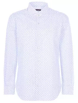 Рубашка хлопковая с принтом