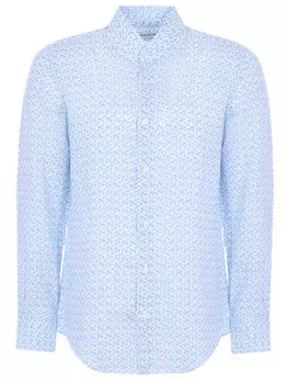 Рубашка хлопковая с принтом