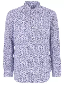 Рубашка хлопковая с принтом