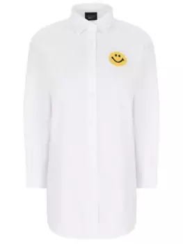 Рубашка хлопковая с принтом