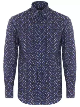 Рубашка хлопковая с принтом