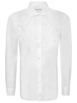 Рубашка хлопковая с шитьем