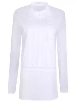 Рубашка хлопковая с шитьем